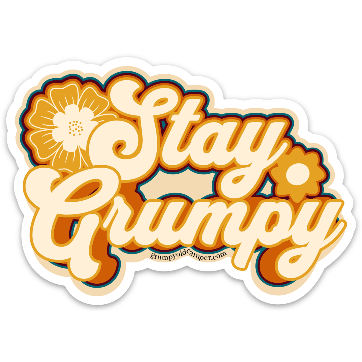 Stay Grumpy 4" die-cut sticker