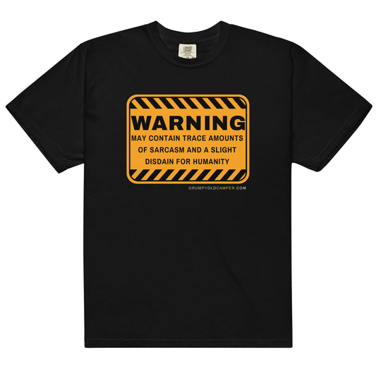 WARNING heavyweight t-shirt