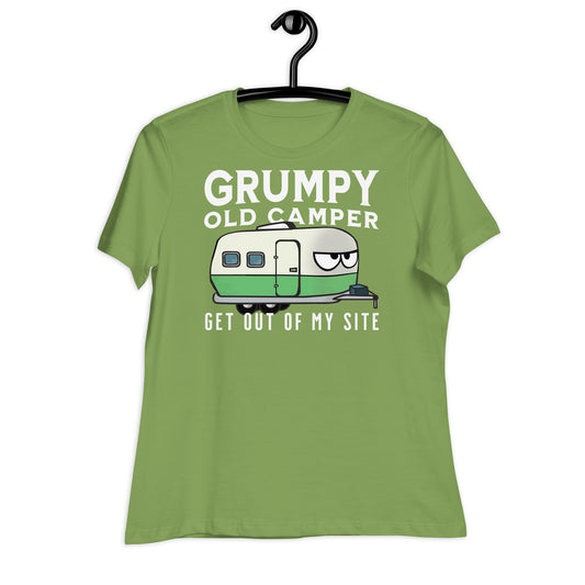 Grumpy Old Camper -- Women's Relaxed T-Shirt
